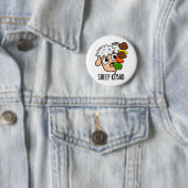 Sheep Kebab Funny Shish Kebab Pun Button (Beispiel)