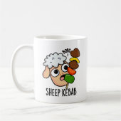Sheep Kebab Funny Shish Kebab Pun Kaffeetasse (Links)
