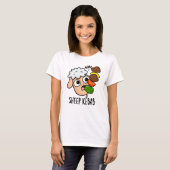 Sheep Kebab Funny Shish Kebab Pun T-Shirt (Vorne ganz)