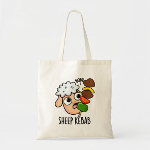 Sheep Kebab Funny Shish Kebab Pun Tragetasche