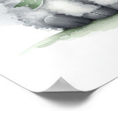 Sheep Kinderzimmer Wall Art Poster (Ecke)