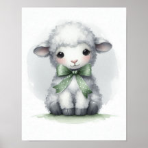 Sheep Kinderzimmer Wall Art