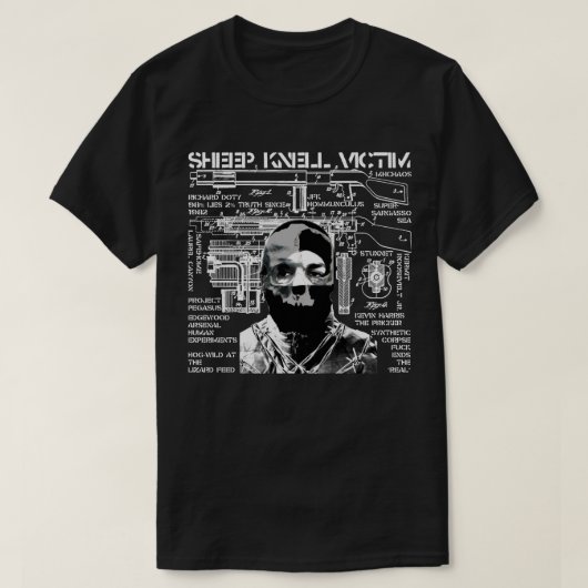Sheep Knell Victim - Alan S. Tofii T-Shirt (Design vorne)