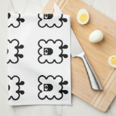 Sheep-Küchenleinen Geschirrtuch (Viertel Falte)