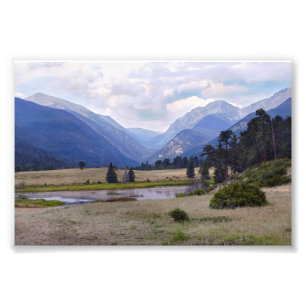 Sheep Lake, Rocky Mountain National Park, Colorado Fotodruck