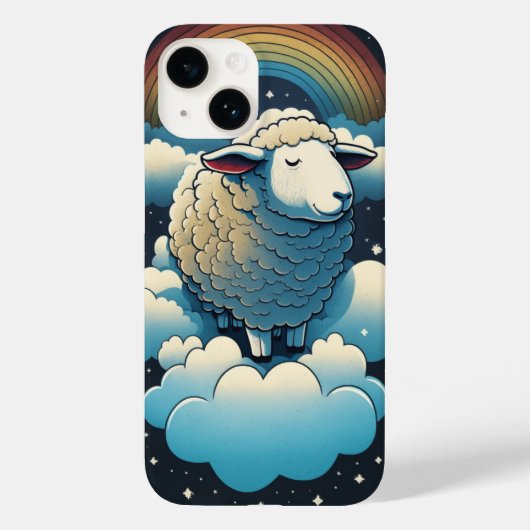Sheep Life D-001 Case-Mate iPhone Hülle (Rückseite)