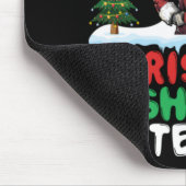 Sheep Lover Xmas Lights Christmas Tree Christmas S Mousepad (Ecke)