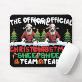 Sheep Lover Xmas Lights Christmas Tree Christmas S Mousepad (Mit Mouse)