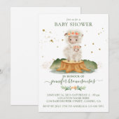 Sheep Mommy Bunny Baby Einladung (Vorne/Hinten)