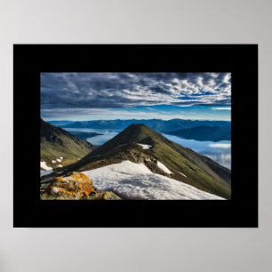 Sheep Mountain in den Kluane Ranges Poster
