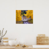 Sheep on Country Road Poster (Küche)