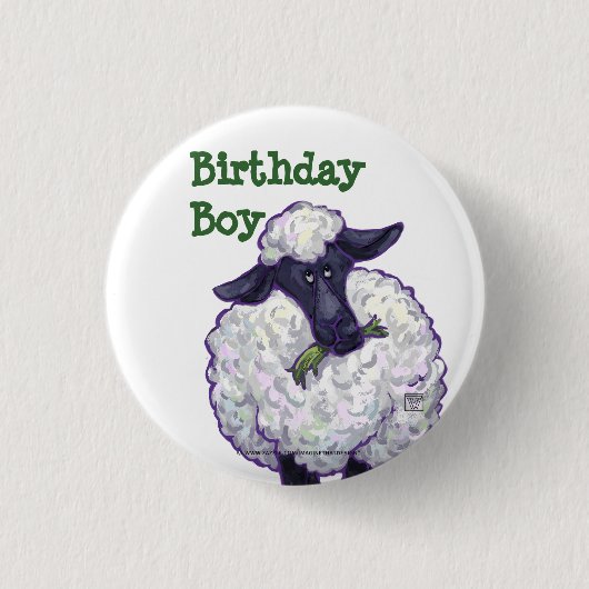 Sheep Party Center Button (Vorderseite)