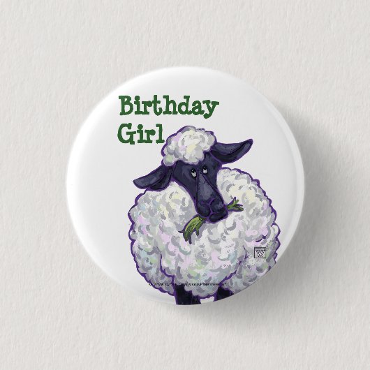 Sheep Party Center Button (Vorderseite)