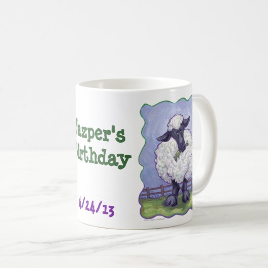 Sheep Party Center Kaffeetasse (VorderseiteRechts)