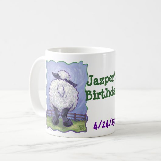 Sheep Party Center Kaffeetasse (Vorderseite Links)