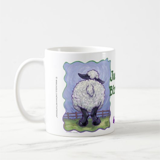 Sheep Party Center Kaffeetasse (Links)