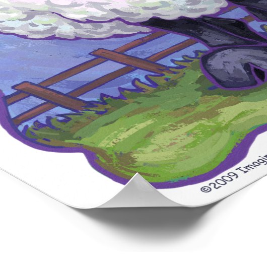 Sheep Party Center Poster (Ecke)
