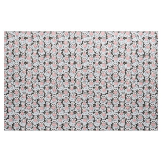 Sheep Pattern Stoff (Fat Quarter (45,7 x 55,9 cm))