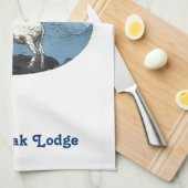Sheep Peak Lodge Geschirrtuch (Viertel Falte)
