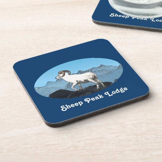 Sheep Peak Lodge Getränkeuntersetzer (Linke Seite)