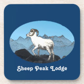 Sheep Peak Lodge Getränkeuntersetzer (Vorderseite)