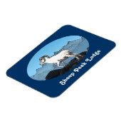 Sheep Peak Lodge Magnet (Linke Seite)