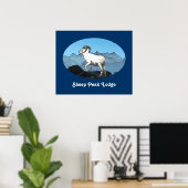 Sheep Peak Lodge Poster (Heimbüro)