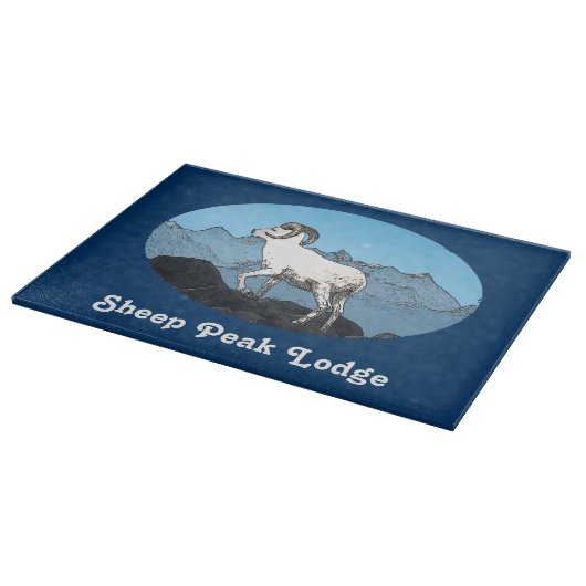 Sheep Peak Lodge Schneidebrett (Ecke)
