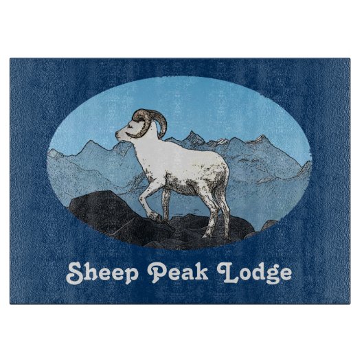 Sheep Peak Lodge Schneidebrett (Vorderseite)