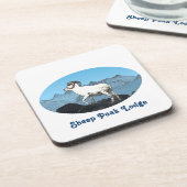 Sheep Peak Lodge Untersetzer (Linke Seite)