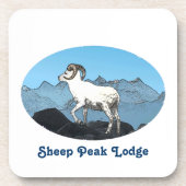 Sheep Peak Lodge Untersetzer (Vorderseite)