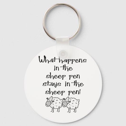 Sheep Pen Schlüsselanhänger (Vorderseite)