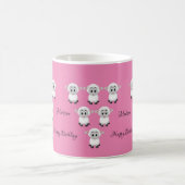 Sheep Pink Happy Geburtstag 5. Tasse (Mittel)