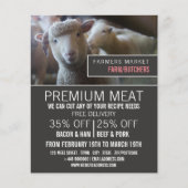 Sheep Portrait, Bauer & Butcher Werbung Flyer (Vorne)