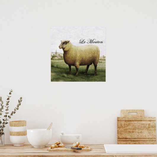 Sheep Poster (Küche)