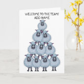 Sheep Pyramid Karte (Gelbe Blume)