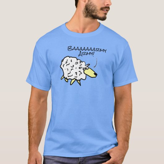 Sheep sagt "Baaaarararmee" - T - Shirt (Vorderseite)