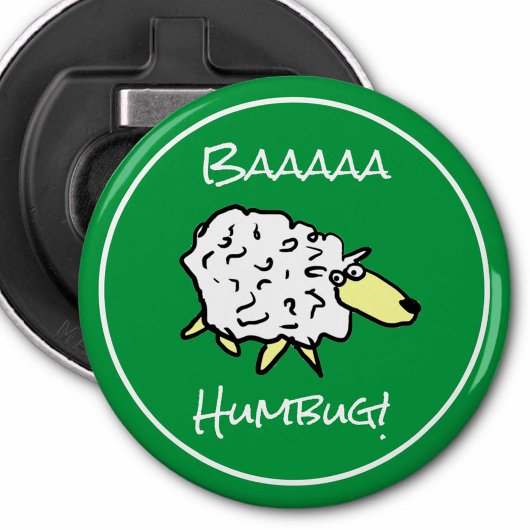 Sheep Says Baaa Humbug - Weihnachten Flaschenöffner