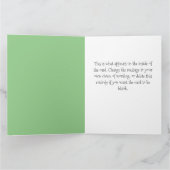 Sheep Shearer Happy Christmas Card Karte (Innenseite)