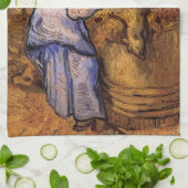 Sheep Sherzers (nach Millet) von Vincent van Gogh Geschirrtuch (Gefaltet)