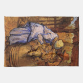 Sheep Sherzers (nach Millet) von Vincent van Gogh Geschirrtuch (Horizontal)