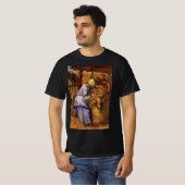 Sheep Sherzers (nach Millet) von Vincent van Gogh T-Shirt (Vorne ganz)