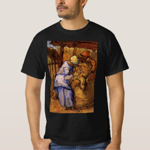 Sheep Sherzers (nach Millet) von Vincent van Gogh T-Shirt