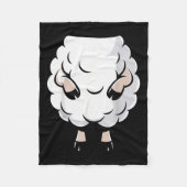 Sheep Shirt Adult Kids Men Women Lamb Sheep Costum Fleecedecke (Vorderseite)