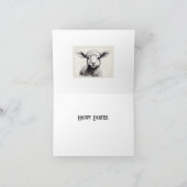 Sheep Sketch Oaster Karte (Innenseite)