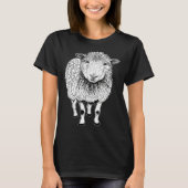 Sheep Sketch T-Shirt (Vorderseite)