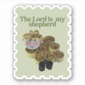 Sheep stamp sticker christian (Vorderseite)