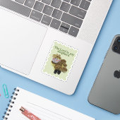 Sheep stamp sticker christian (Laptop mit iPhone)