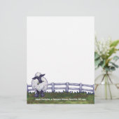 Sheep Stationery (Stehend Vorderseite)