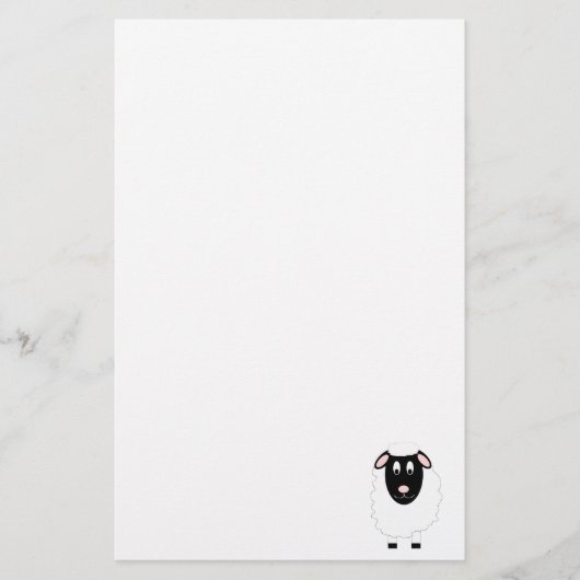 Sheep Stationery Briefpapier (Vorderseite)